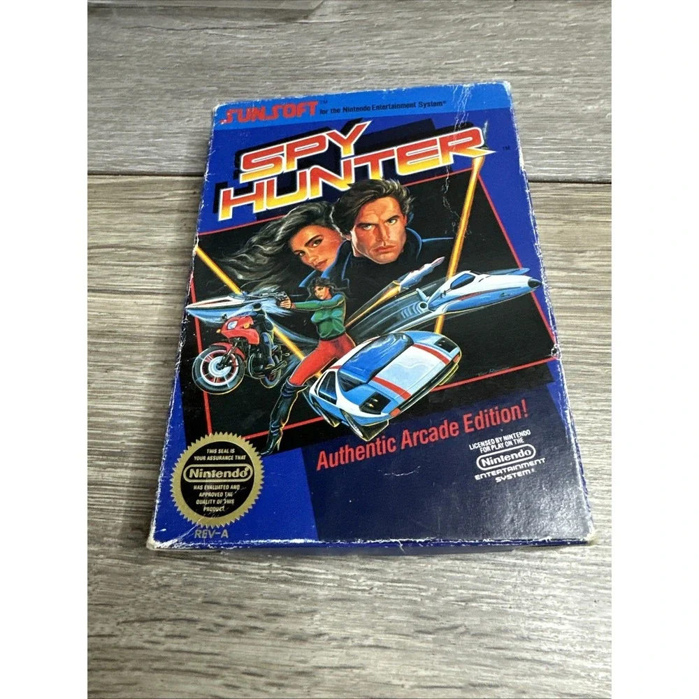 Sunsoft Spy Hunter: Authentic Arcade Edition! (Nintendo NES, 1987) Authentic CIB